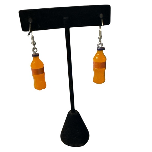 3 For $20 3D Orange ๐ Soda Dangle Earrings โYou Pick 3โ - Picture 5 of 6